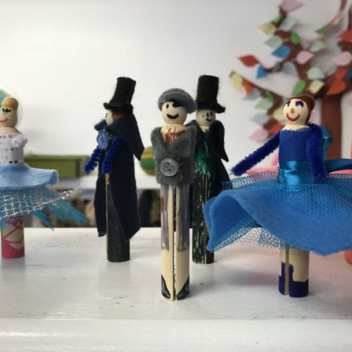 Toys in the Past - Victorian Peg Dolls - Salford Museums Schools' Hub